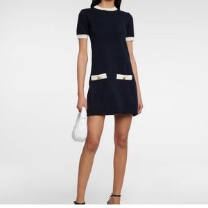 Tommy Hilfiger Navy and White Dress